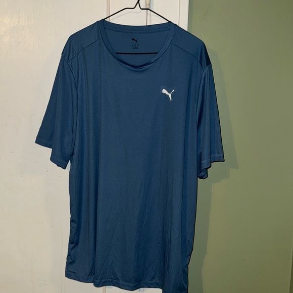 PUMA Men's Active Tee Blue XX Large Airy Short Sleeve Tee - Picture 7 of 11